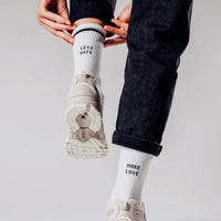 MORE LOVE - LESS HATE Socks